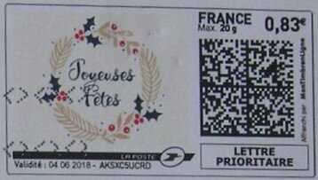 Joyful Festival. Holly Leaves. Joyeuse Fetes