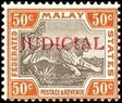 Stamp, Tiger (Panthera tigris), Malaya, Federated Malay St.,  , Animals (Fauna), Mammals, Tigers, Wild Cats