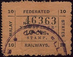 Federated Malay States Railways - Newspaper Stamp