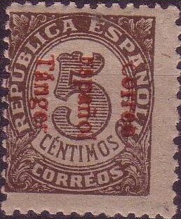Stamp, Números, Tangier, Spanish Post Office,  , Numbers