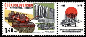 Stamp, Combine harvesters, Czechoslovakia,  , Agriculture