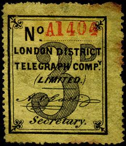 Stamp, Numeral, United Kingdom of Great Britain & Northern Ireland,  , Numbers, Signatures - Autographs, Telegraphy