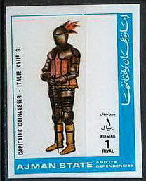 Capitaine curassier - Italei XVII .S