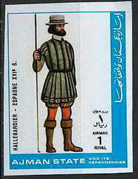 Hallebardier - Espagne XVI .S