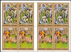 Full Pane, Paintings by Paul Cézanne, Ajman,  , Nudes, Paintings