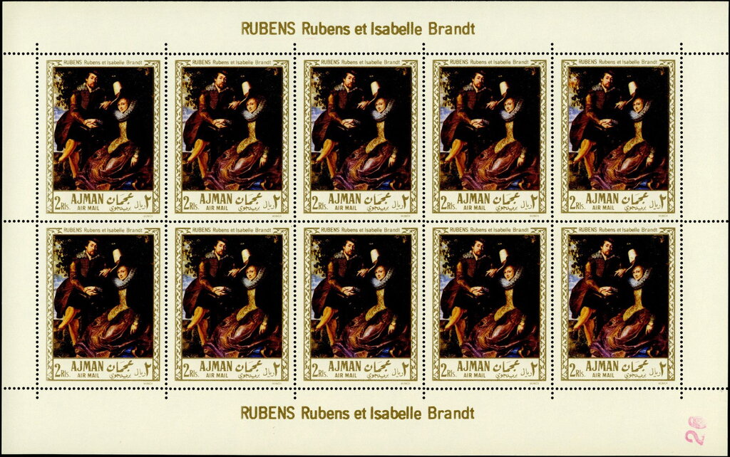 Rubens and Isabelle Brandt, Pierre-Paul Rubens (1609)
