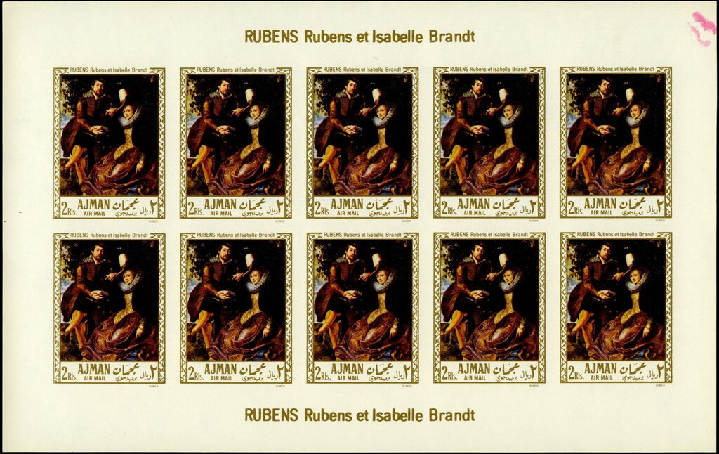 Rubens and Isabelle Brandt, Pierre-Paul Rubens (1609)