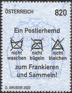 Stamp, Shirt of Postal Clerk, Austria,  , Clothing