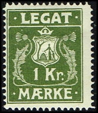 1 Kr Legat Maerke Bikube
