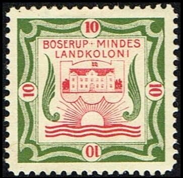 10 Oere Boserup Mindes Landkoloni