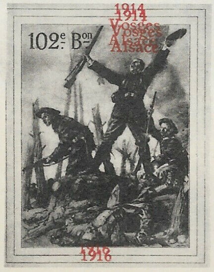 102nd Bon Infantry Regiment 1914 1916 Vosges Alsace
