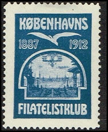 1887-1912 Koebenhavns Filatelistklub Takket