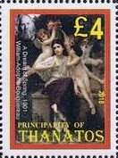 Stamp, 20 Years of Thanatos Independence, Cinderellas,  