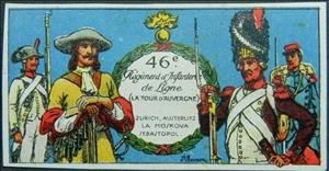 Stamp, 46th Infantry Regiment, Cinderellas,  , Army, First World War, Uniforms