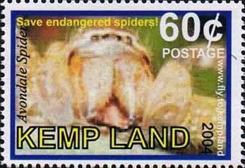 Stamp, Avondale Spider, Cinderellas,  , Spiders
