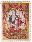 Stamp, Compagnies de débarquement, Cinderellas,  , First World War, Navies