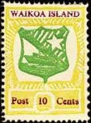 Definitive with shield, 10c