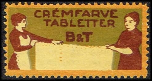 Denmark 1900 Danmark Bandt Crem Farve Tabletter (1)