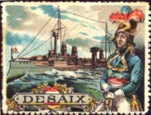 Stamp, Desaix, Cinderellas,  , First World War, Military Officers, Navies, Ships, Warships