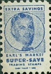 Stamp, Earls Market Super Save, Cinderellas,  , Shopping