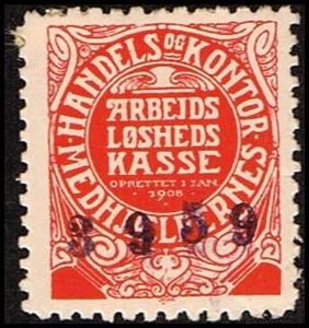 Stamp, Handels og kontormedhjaelpernes arbejds, Cinderellas,  
