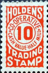 Stamp, Holden's Cooperative, Cinderellas,  , Shopping