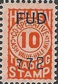 Stamp, Holden's Cooperative with control number, Cinderellas,  , Shopping