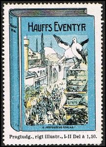 Stamp, Jespersens forlag hauffs eventyr, Cinderellas,  , Army, Birds, Books, Storks