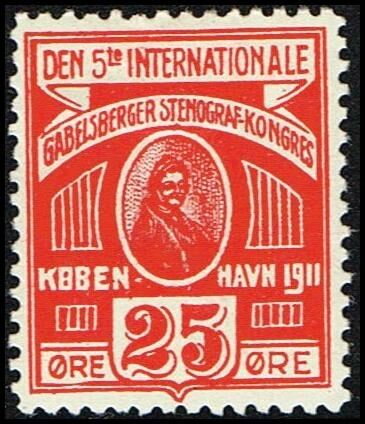 Koebenhavn 25 oere den 5te internationale gabelsberger steno