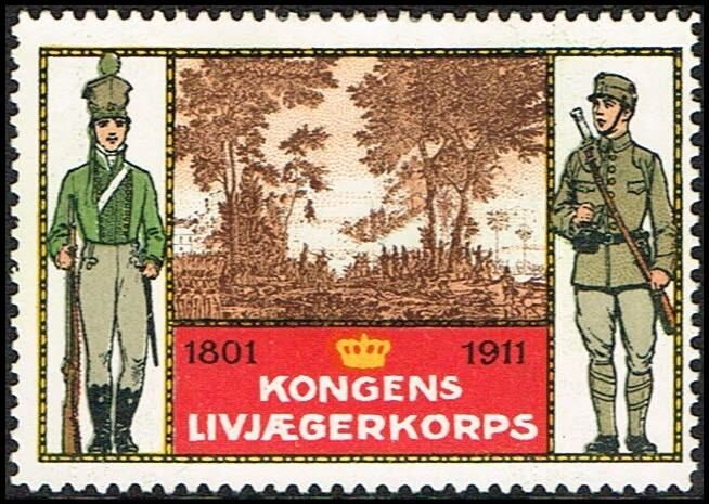 Kongens livjaegerkorps 1801 1911 soldater