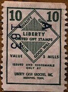Stamp, Liberty United Gift Stamp 10, Cinderellas,  , Shopping