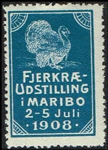 Stamp, Maribo fjerkrae udstilling 2 5 juli, Cinderellas,  