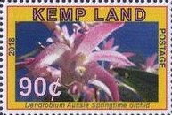 Stamp, Orchids (Dendrobium Aussie Springtime), Cinderellas,  , Flowers, Orchids