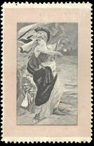 Stamp, Remember Scarborough, Cinderellas,  , First World War, Women