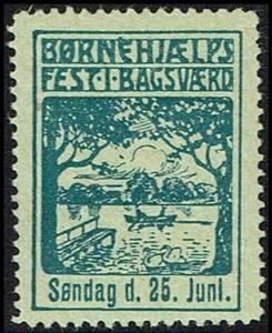 Stamp, SCT hans aften boernehjaelps fest i bag, Cinderellas,  , Festivals, Rivers