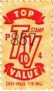 Stamp, Top Value TV 1 perforate, Cinderellas,  , Shopping