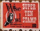 Wise Owl Super Ten Stamp 100