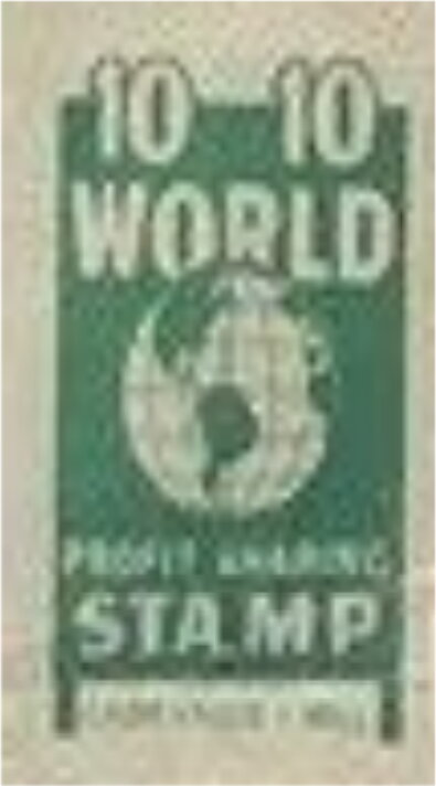 World Profit Sharing Stamp 10