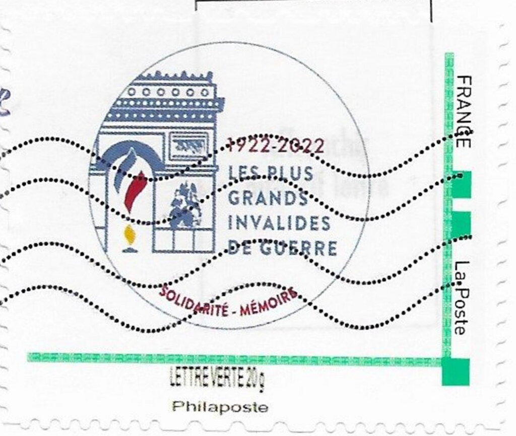 1922-2022 Plus Grand Invalides du Guerre Solidarite Memoire