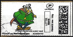 Stamp, Abraracourix, France,  , Cartoons