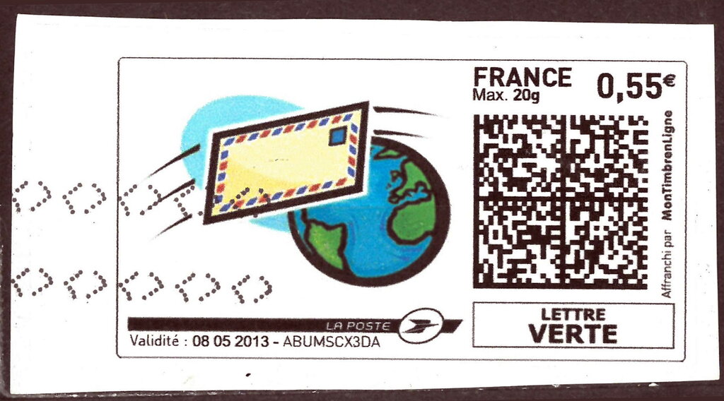Air Mail Letter crossing the Globe