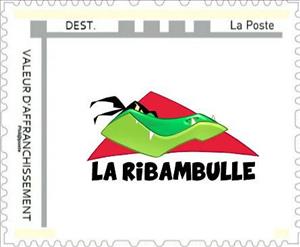 Stamp, Cartoon of La Ribambulle (Crocodile) by Didier Crisse, France,  , Art, Cartoons, Crocodiles, Mascots, Stylized Animals