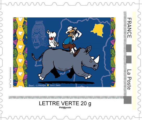 Cartoon of Rhinocerus Lipanda and friends by Bazil