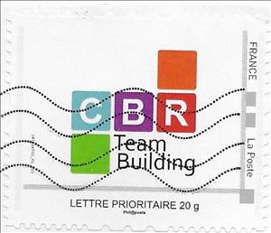 Stamp, CBR Team Building, France,  , Logos