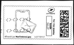 Stamp, Clipboard/paper and Envelope, France,  , Letters (Mail)