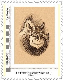 Stamp, Felix, France,  , Art, Cartoons