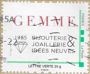 Stamp, Gemme Bijouterie, France,  , Gemstones, Jewelery