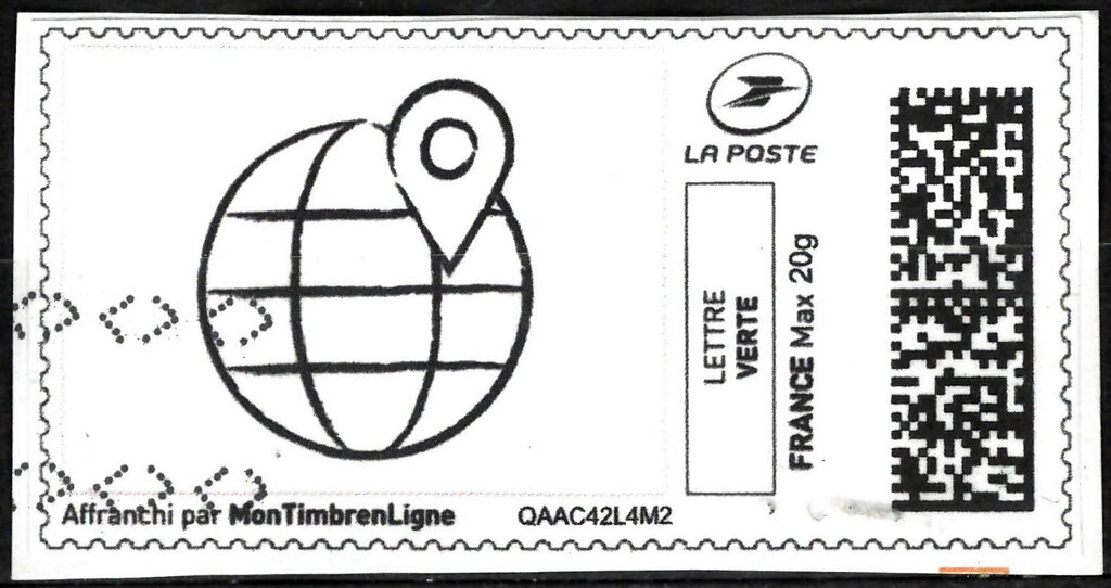 Geolocation Symbol on Globe