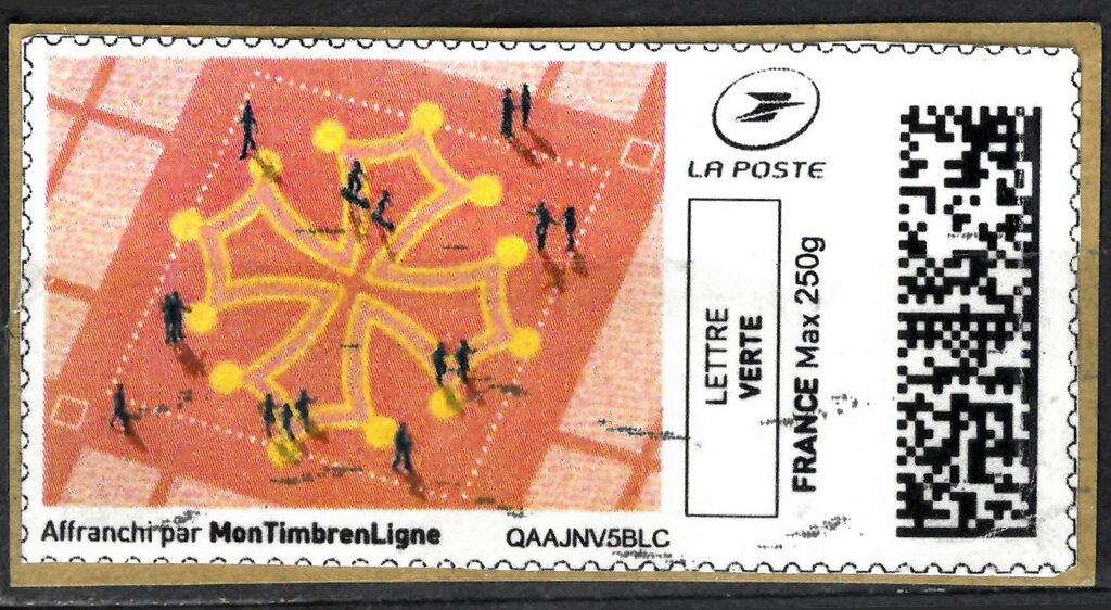 Parterre in form of an Occitan Cross