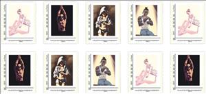 Full Pane, Portraits by Antonin Gallo, France,  , Art, Ballet, Boxing, Gymnastics, Paintings, Portraits, Sports, Swimming